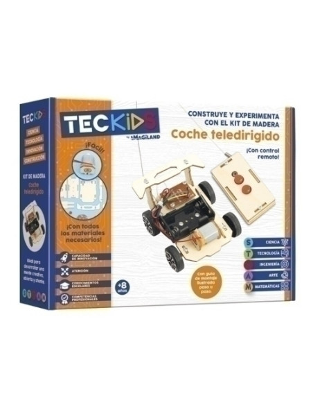 JUEGO TECKIDS IMAGILAND KIT MADERA COCHE TELEDIRIGIDO