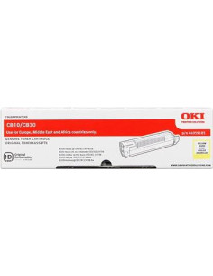 OKI C810C830 TONER AMARILLO 8K