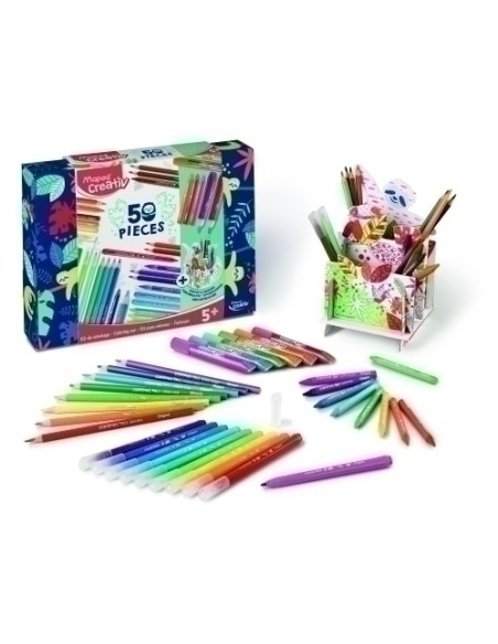 KIT MAPED COLORING COLOR PEPS 50 PIEZAS