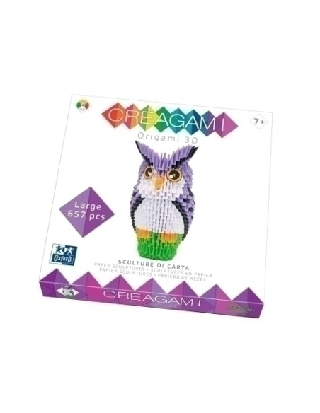 KIT OXFORD CREAGAMI ORIGAMI 3D BUHO