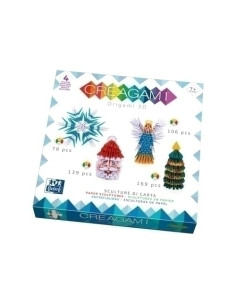 KIT OXFORD CREAGAMI ORIGAMI 3D NAVIDAD