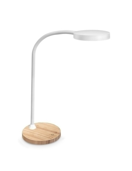 LAMPARA SOBREMESA CEP CLED-0290 LED BLANCOMADERA