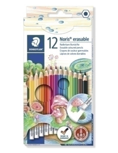 LAPICES  STAEDTLER 144 50 NORIS CLUB BORRABLE estuche de 12