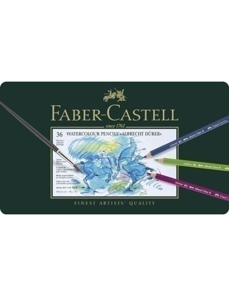LAPICES ACUARELABLES FABER-CASTELL ALBRECHT DÜRER estuche METAL de  36