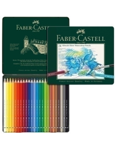 LAPICES ACUARELABLES FABER-CASTELL ALBRECHT DÜRER estuche METAL de 24