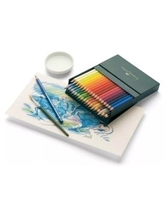 LAPICES ACUARELABLES FABER-CASTELL ALBRECHT DÜRER estuche imitacion PIEL de  36