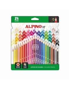 LAPICES de COLORES ALPINO UP MINA PREMIUM estuche de 24