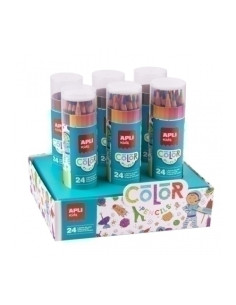 LAPICES de COLORES APLI BOTE DE 24