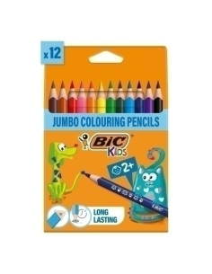 LAPICES de COLORES BIC CONTE KIDS EVOLUTION TRIANGLE estuche de 12