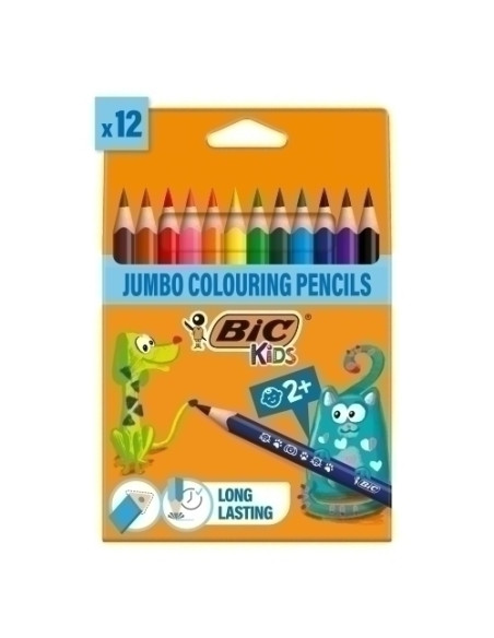 LAPICES de COLORES BIC CONTE KIDS EVOLUTION TRIANGLE estuche de 12