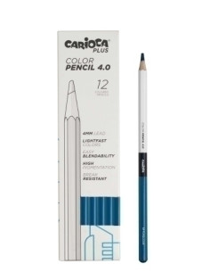 LAPICES de COLORES CARIOCA PLUS CAJA de 12 TURQUESA