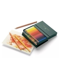 LAPICES de COLORES FABER-CASTELL POLYCHROMOS estuche de POLIPIEL de 36
