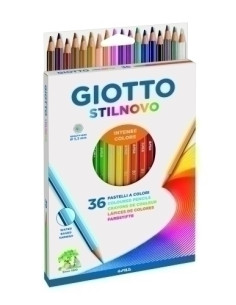 LAPICES de COLORES GIOTTO STILNOVO estuche de 36
