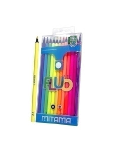 LAPICES de COLORES MITAMA FLUOR CAJA de 12