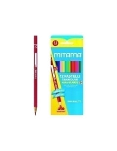 LAPICES de COLORES MITAMA TRIANGULARES CAJA de 12