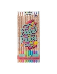 LAPICES de COLORES MOOVING PASTEL ESTUCHE de 10
