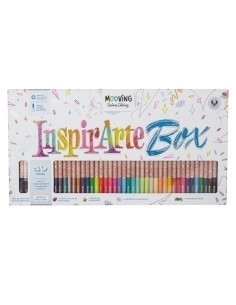 LAPICES de COLORES MOOVING SET INSPIRATE BOX 40 PIEZAS