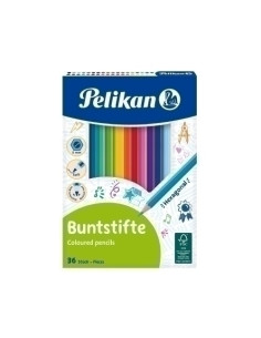 LAPICES de COLORES PELIKAN estuche de 36