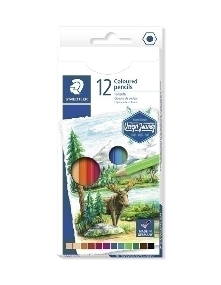 LAPICES de COLORES STAEDTLER DESIGN JOURNEY 146 CAJA de 12