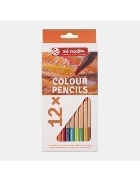 LAPICES de COLORES TALENS ART CREATION  estuche de CARTON de 12
