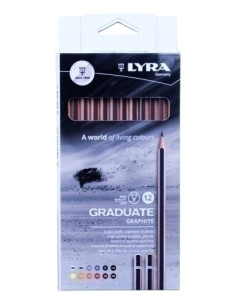 LAPIZ LYRA GRADUATE GRAFHITE CAJA DE 12