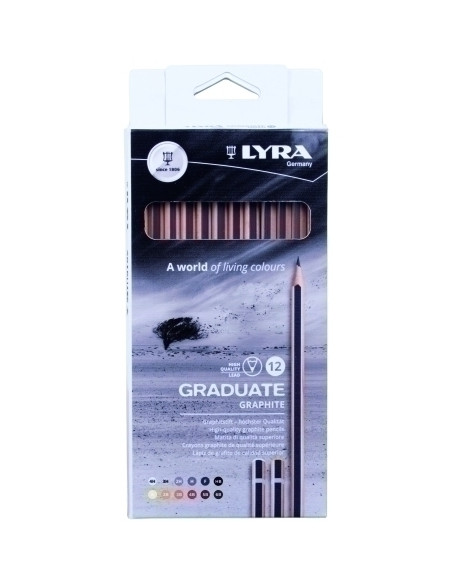 LAPIZ LYRA GRADUATE GRAFHITE CAJA DE 12