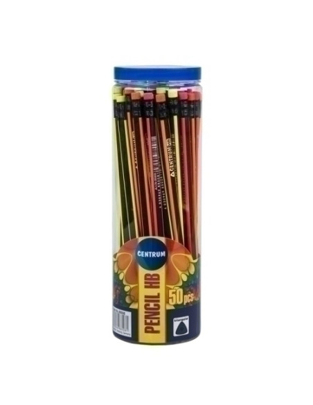 LAPIZ de GRAFITO CENTRUM TRIANGULAR HB BOTE DE 50