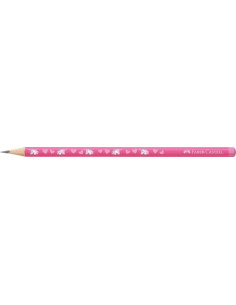 LAPIZ de GRAFITO FABER-CASTELL HB UNICORNIOS ROSA