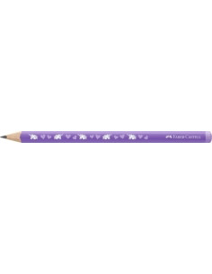 LAPIZ de GRAFITO FABER-CASTELL JUMBO HB UNICORNIOS VIOLETA