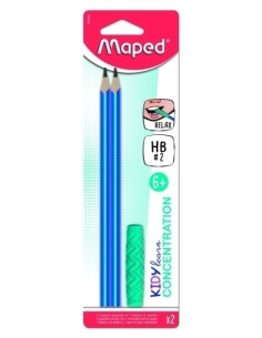 LAPIZ de GRAFITO MAPED KIDY LEARN CONCENTRACION - HB BLISTER de 1