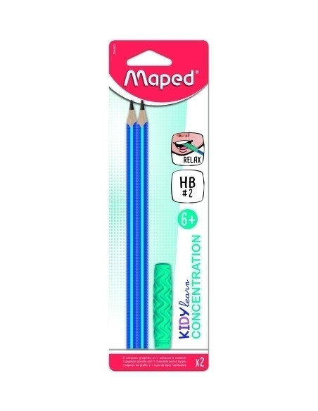 LAPIZ de GRAFITO MAPED KIDY LEARN CONCENTRACION - HB BLISTER de 1