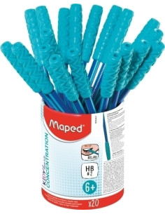 LAPIZ de GRAFITO MAPED KIDY LEARN CONCENTRACION - HB BOTE de 20