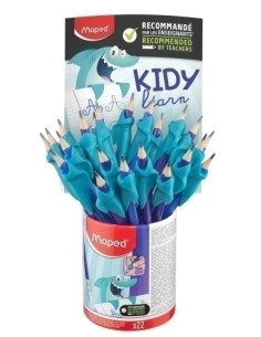 LAPIZ de GRAFITO MAPED con GOMA PLASTI - HB  1 GRIP BOTE de 22