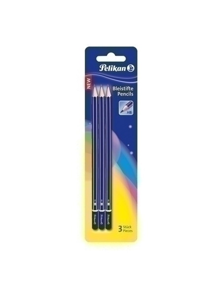 LAPIZ de GRAFITO PELIKAN N3 - HB BLISTER de3 978841