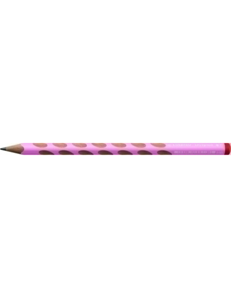 LAPIZ de GRAFITO STABILO EASY GRAPH PASTEL para DIESTROS ROSA - HB
