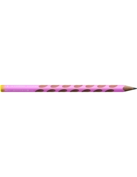 LAPIZ de GRAFITO STABILO EASY GRAPH PASTEL para ZURDOS ROSA - HB