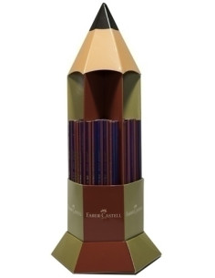 LAPIZ ofic FABER-CASTELL BICOLOR FINO JANUS 2160 EXPOSITOR de 120