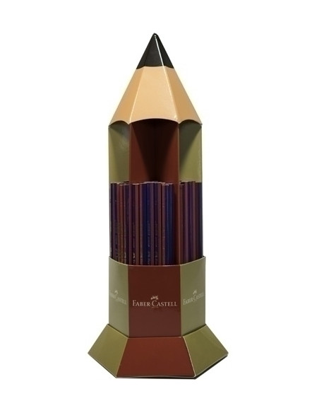 LAPIZ ofic FABER-CASTELL BICOLOR FINO JANUS 2160 EXPOSITOR de 120