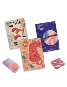 LIBRETA DE NOTAS ADHESIVAS MITAMA STICK IT 3 VARIANTES CIERRE MAGNETICO