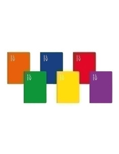 LIBRETA ESCOLOFI 4 32h CUADRIC5x5 70g CMARGEN NARANJA