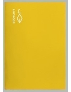 LIBRETA ESCOLOFI 4 50h CUADRIC5x5 70g AMARILLO