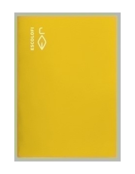 LIBRETA ESCOLOFI 4 50h CUADRIC5x5 70g AMARILLO