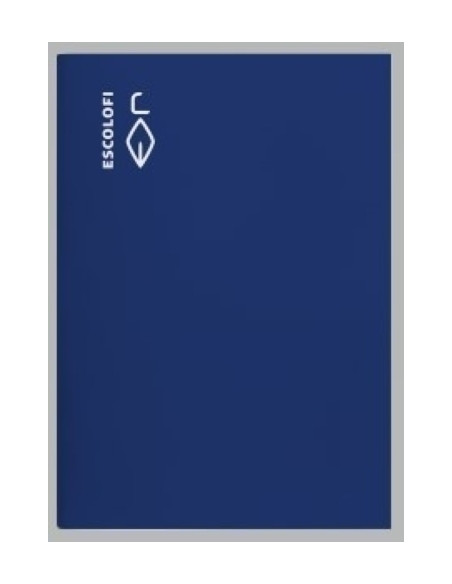 LIBRETA ESCOLOFI 4 50h CUADRIC5x5 70g AZUL