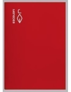 LIBRETA ESCOLOFI 4 50h CUADRIC5x5 70g ROJO