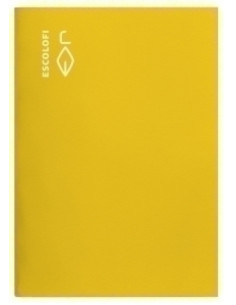 LIBRETA ESCOLOFI 4 50h MILIMETRADO 4x4x16 70g AMARILLO