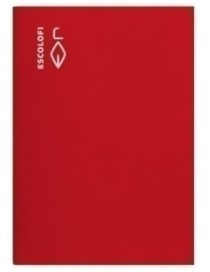 LIBRETA ESCOLOFI 4 50h MILIMETRADO 4x4x16 70g ROJO