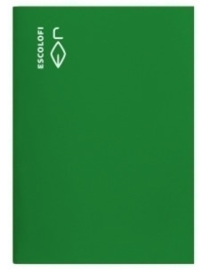 LIBRETA ESCOLOFI 4 50h MILIMETRADO 4x4x16 70g VERDE