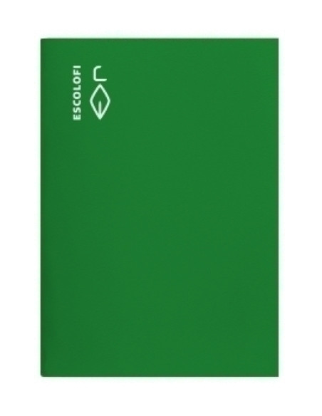 LIBRETA ESCOLOFI 4 50h MILIMETRADO 4x4x16 70g VERDE