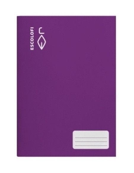 LIBRETA ESCOLOFI A4 32h MONTESSORI PAUTA 35 CMARGEN VIOLETA