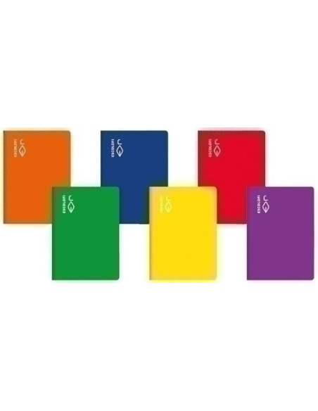 LIBRETA ESCOLOFI F 50h CUADRIC3x3 70g CMARGEN AZUL